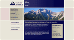 Desktop Screenshot of garibaldipumice.com